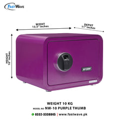 Digital Security Locker NW-KG-10 Purple Thumb