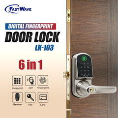 Digital Smart Door Lock LK-103 With Fingerprint