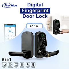 Digital Smart Door Lock LK-103 With Fingerprint