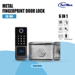 Digital Touchscreen Fingerprint Door Lock LK-104